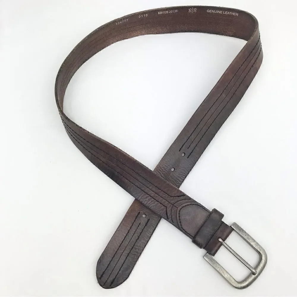 Fossil Brown Leather Belt